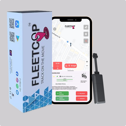 Fleetcop Lite GPS Trackers For Cars, Bikes, Mini-Trucks And Trucks